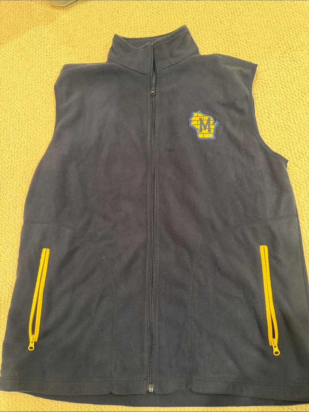 Brewers Milwaukee baseball vest
